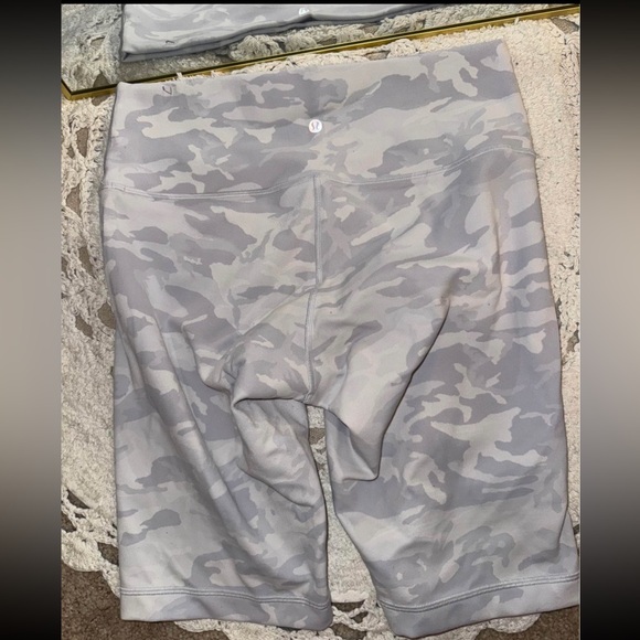 lululemon athletica Pants - lululemon athletica Gray Camo Bike Shorts